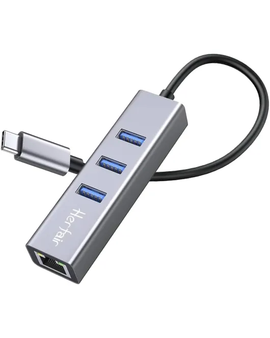 Connector(205) Type-C to USB 3.0 x 3 / Network