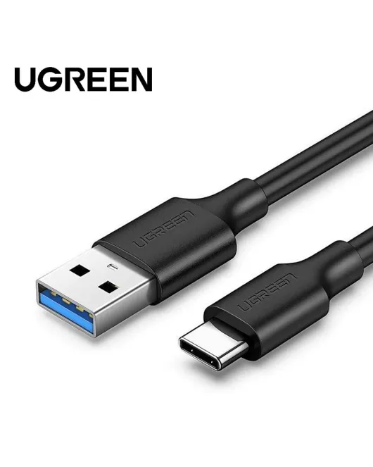 UGREEN USB-A 3.0 TO USB-C CABLE NICKEL PLATING 2M (BLACK)