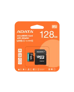 Micro SDXC Card 128G Class 10 4K Ultra HD support :  ADATA