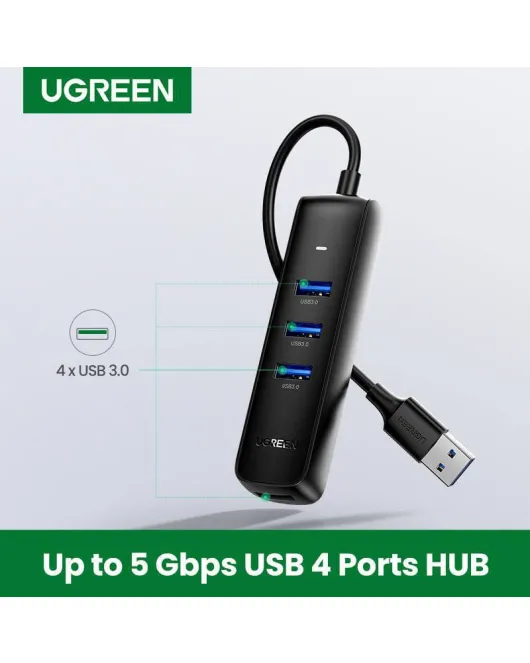 USB​ 3.0 Hub 4 Port with​ USB-C 5V 2A UGREEN