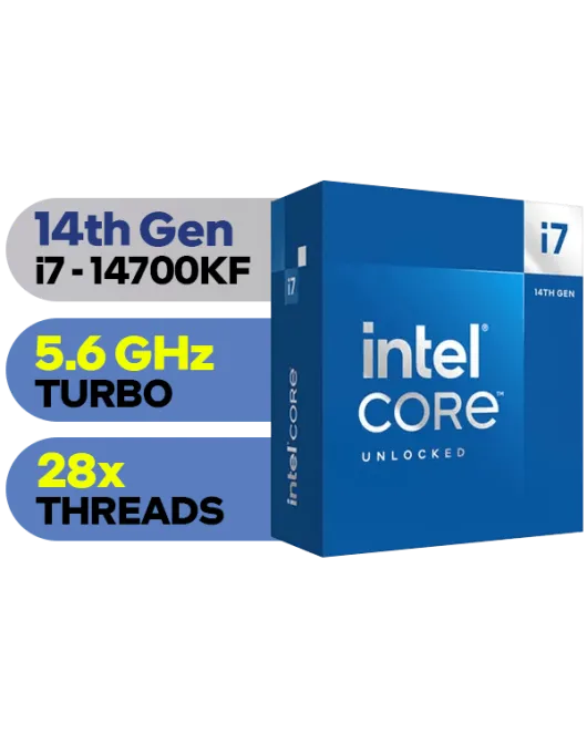 intel Core i7-14700KF 20Core 28Threads up to 5.6GHz