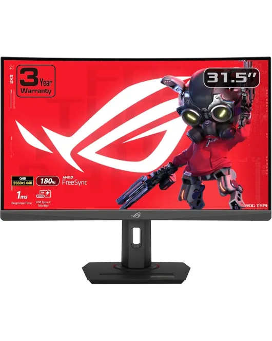 ROG Strix XG32WCS 32" 180Hz Curved 2K (QHD) 1ms DisplayHDR 400 (New)