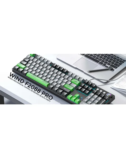 AULA F2088 Pro Wired Mechanical Gaming Keyboard New