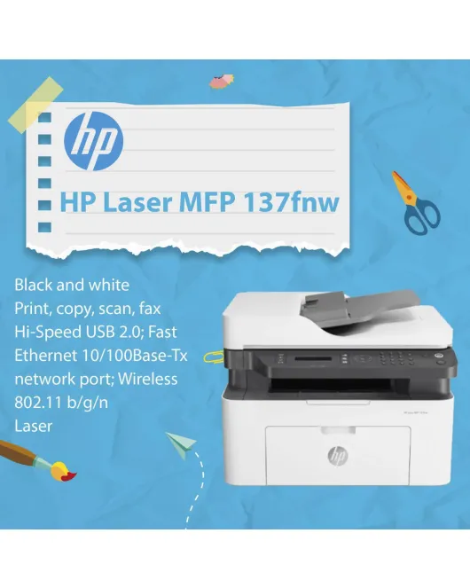 HP Laser MFP 137fnw