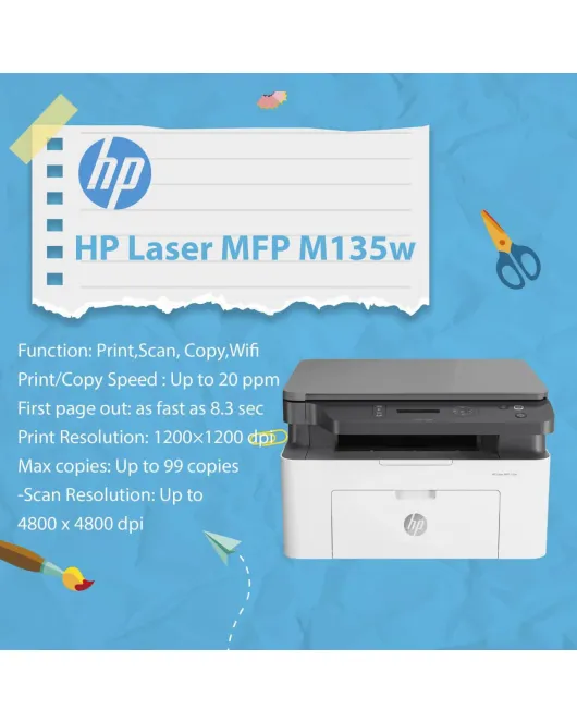 HP Laser MFP M135W