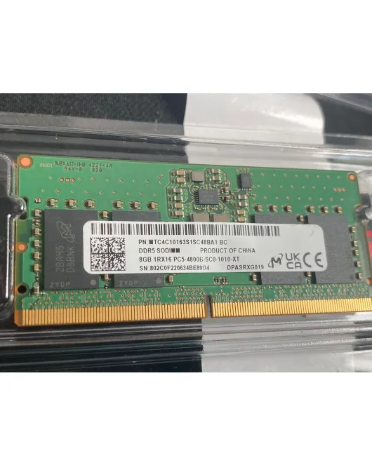 Ram 8G DDR5 4800MHz for Laptop